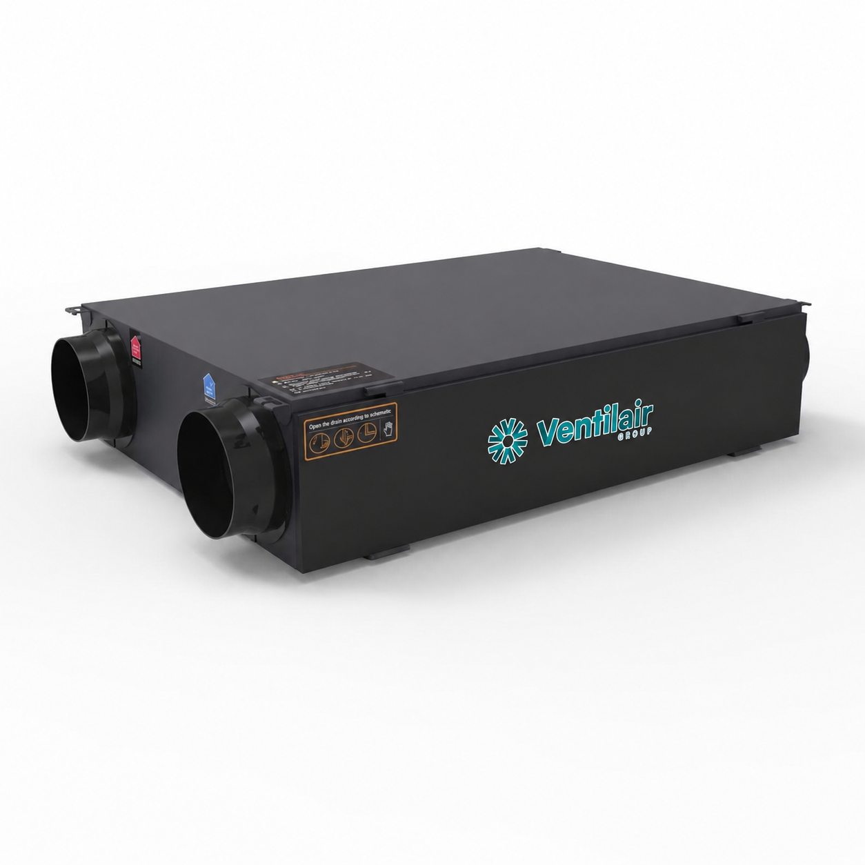 Centralised HRV from Ventilair for installation in ceilings.
